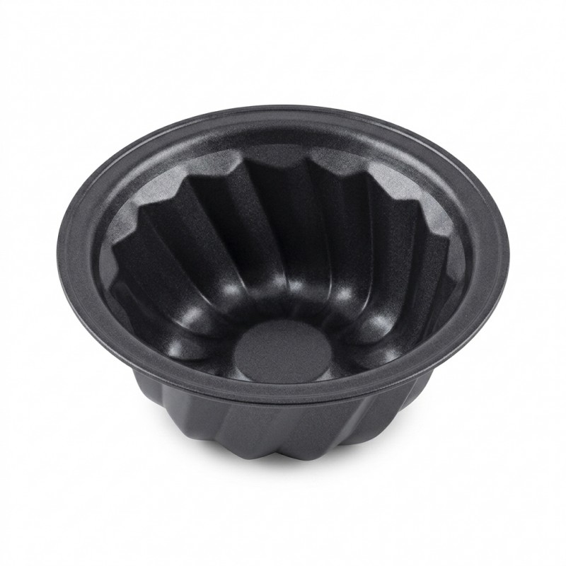Forma rotunda teflonata 12 cm pentru briose cozonac budinca copt cuptor Adison